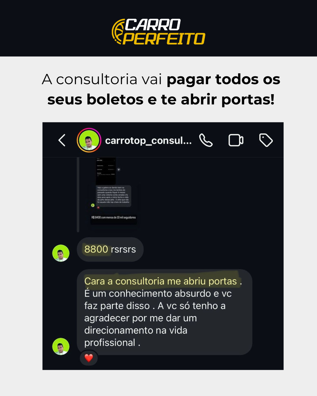 Nunca ganhou mais de 5K no CLT. (2)