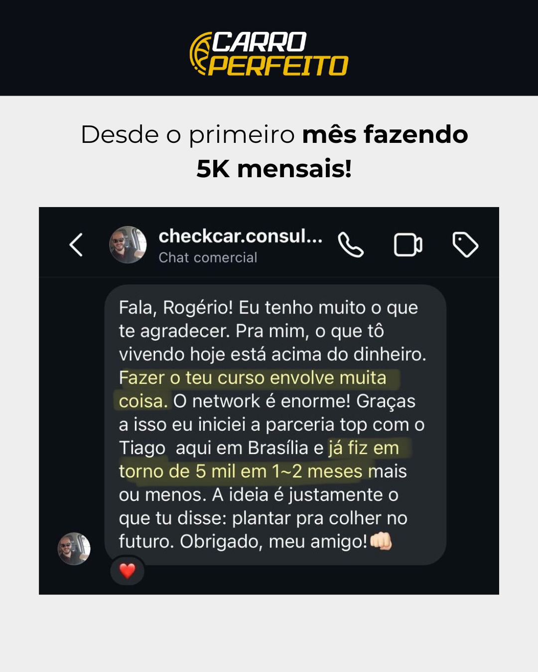 Nunca ganhou mais de 5K no CLT. (3)